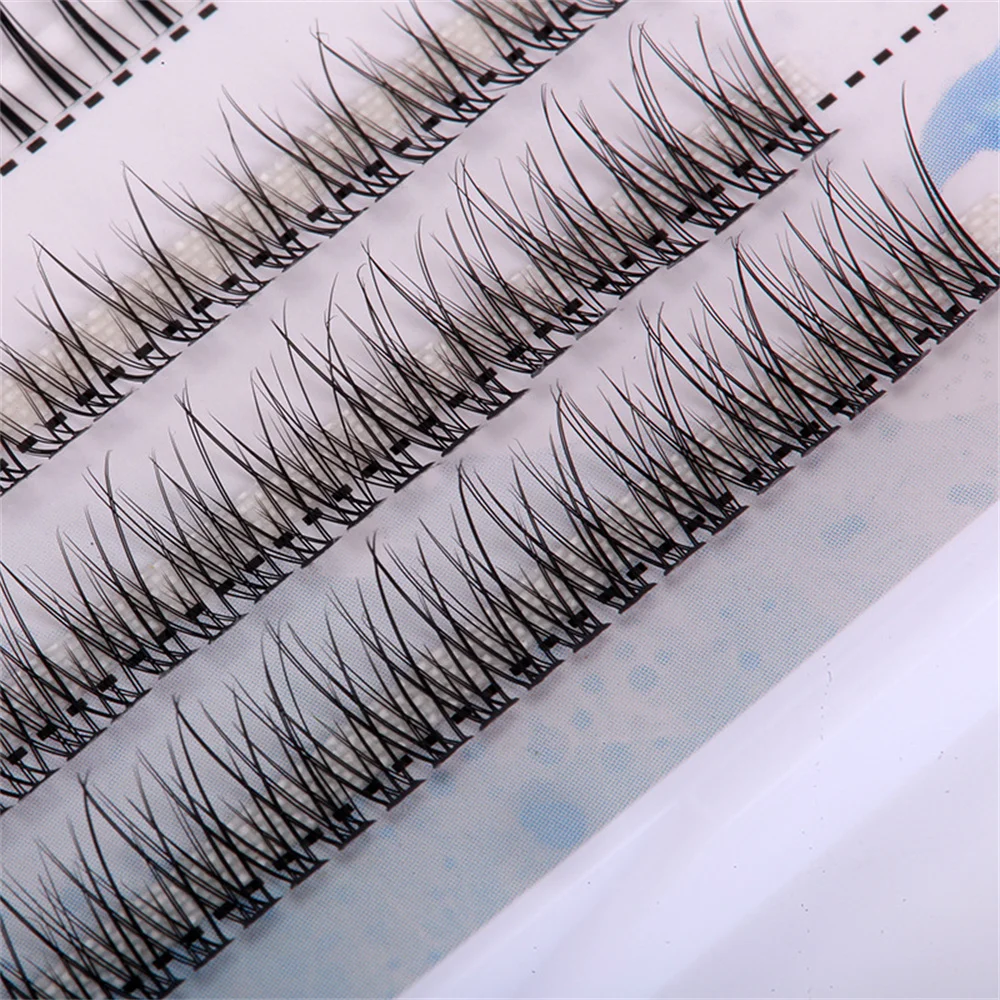 

Professional Makeup Individual Lashes Cluster spikes lash wispy premade russian Natural Fluffy false eyelashes Dropshiping