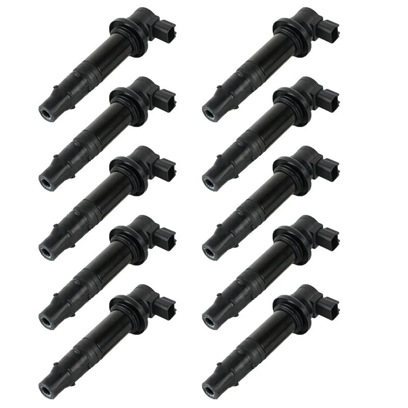 10Pcs Ignition Coils For Yamaha MT-07 YZF R6 R6S R1 FZ1 FZS1 FZ8 V-MAX F6T558, 5PW-82310-00-00, 5SL-82310-00-00