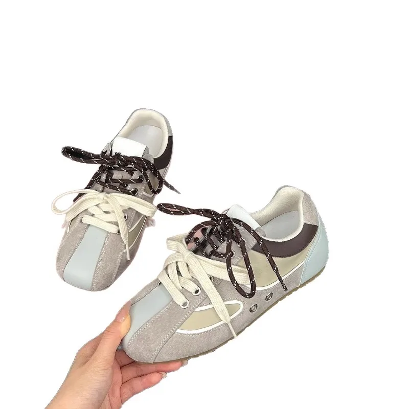 Women's Sneakers Shoes 2025 New Hot Sale Lace-up Women's Vulcanize Shoe Fashion Matching New Best Seller Outdoor Casual Sneakers