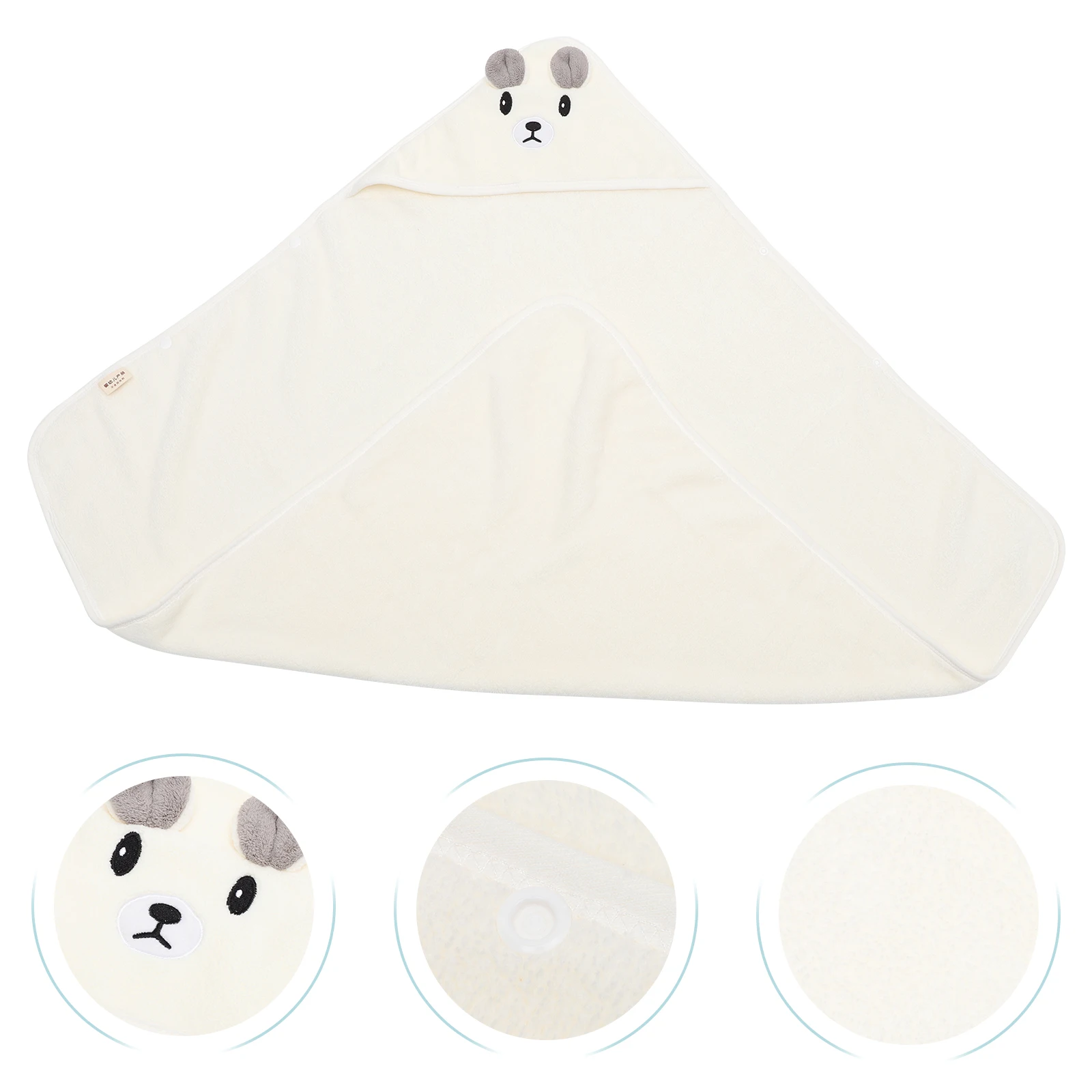 

Adorable Baby Bath Towel For Newborn Infant Caps Design Anti-Kicking Quilt Soft Skin-Friendly Warm Lovely Towel Shower Swaddle