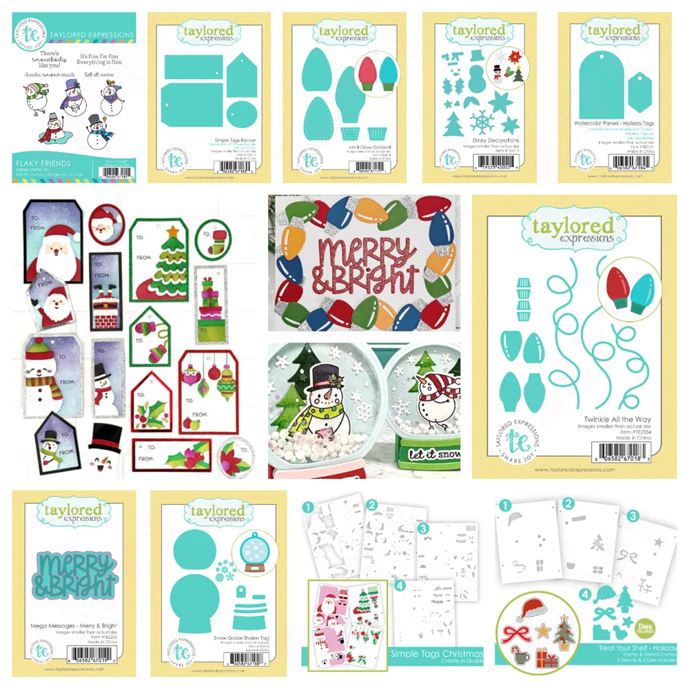 

Christmas Dinky Decorations Die Set Metal Cutting Dies Stamps Stencil For DIY Scrapbooking Decoration Greeting card Embossing