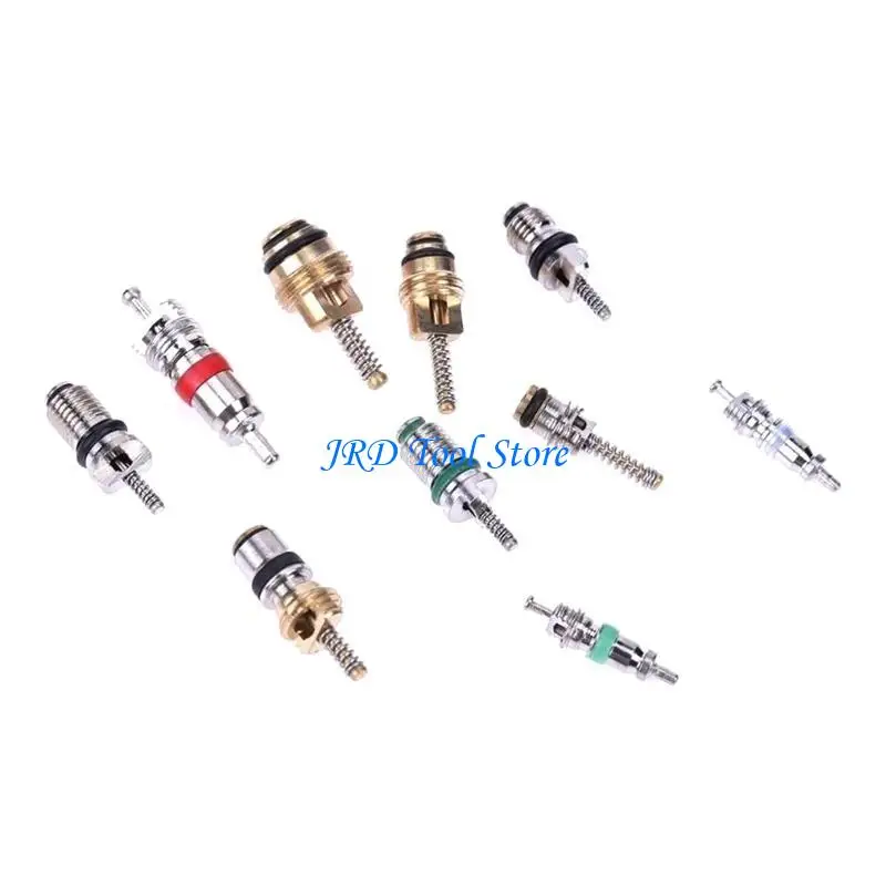 A2UD 102 Pieces Car & Home R134A Car Valves for w/ for Valve Stem Remover Tool Durable Air Conditioning for Val
