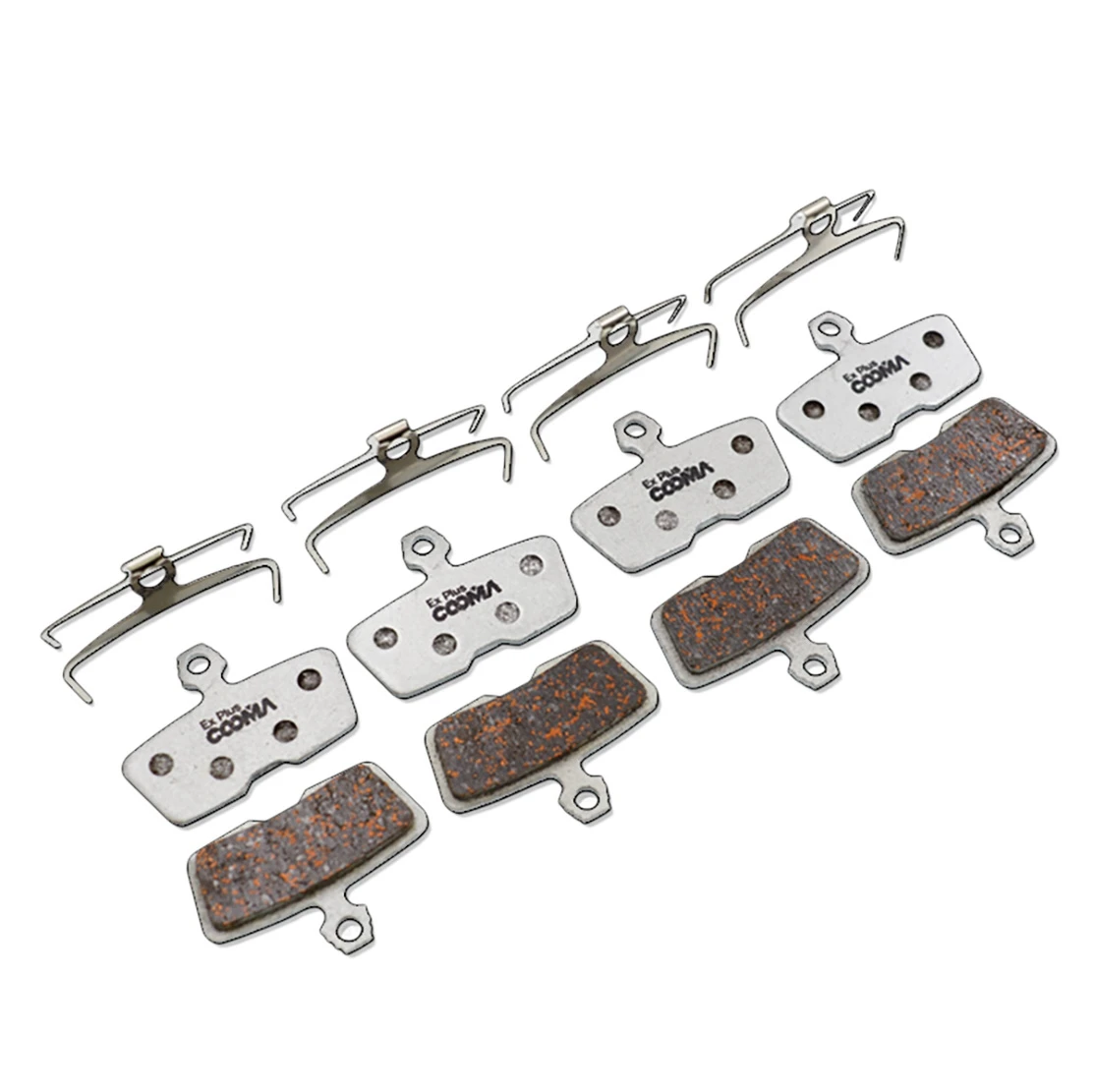 4 Pairs Ex Plus Bicycle Disc Brake Pads for AVID Code 2011+Code R Guide RE Disc Brake,Alu-Alloy