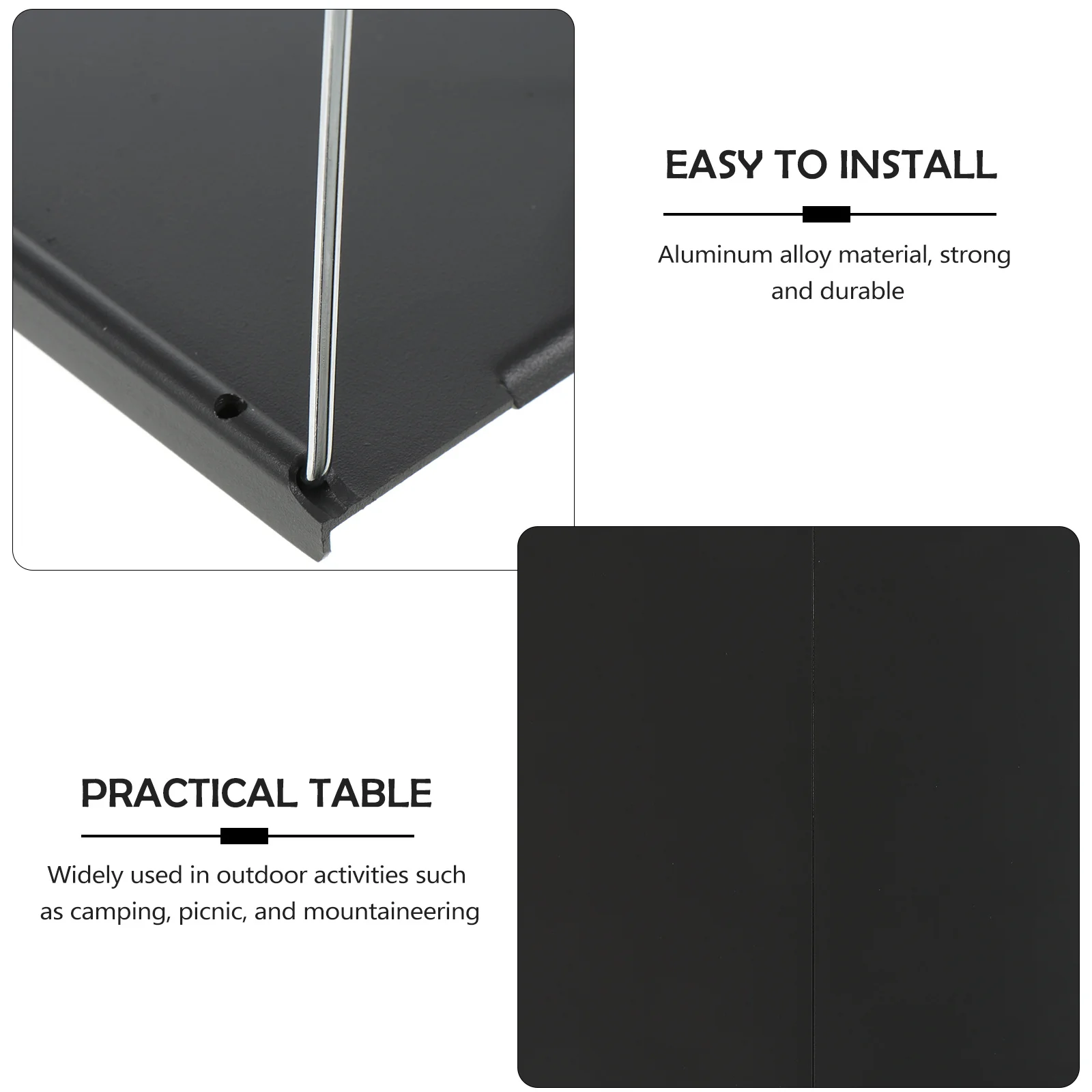 

Lightweight Folding Aluminum Alloy Outdoor Camping Table Portable Picnic Desk for Foldable Picnic Table