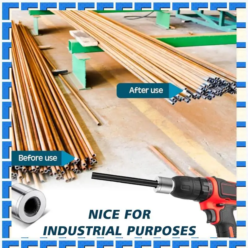 

ABNG Copper Pipe Cleaner, 15Mm/22Mm Pipe Cleaner And Drill Tube Cleaning Brush, Copper Pipe Cleaners For Electric Drill Bit