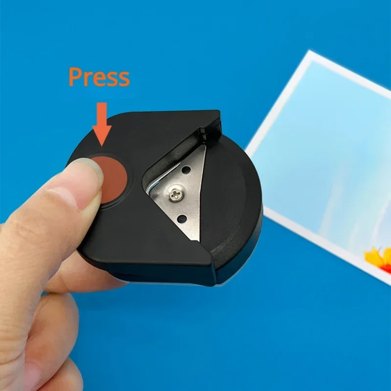 R4 Card Rounded Cutter Corner Rounder Paper Hole Trimmer Angle Punch Photo Die Cutter Scrapbook Gift Office DIY Craft HandTool