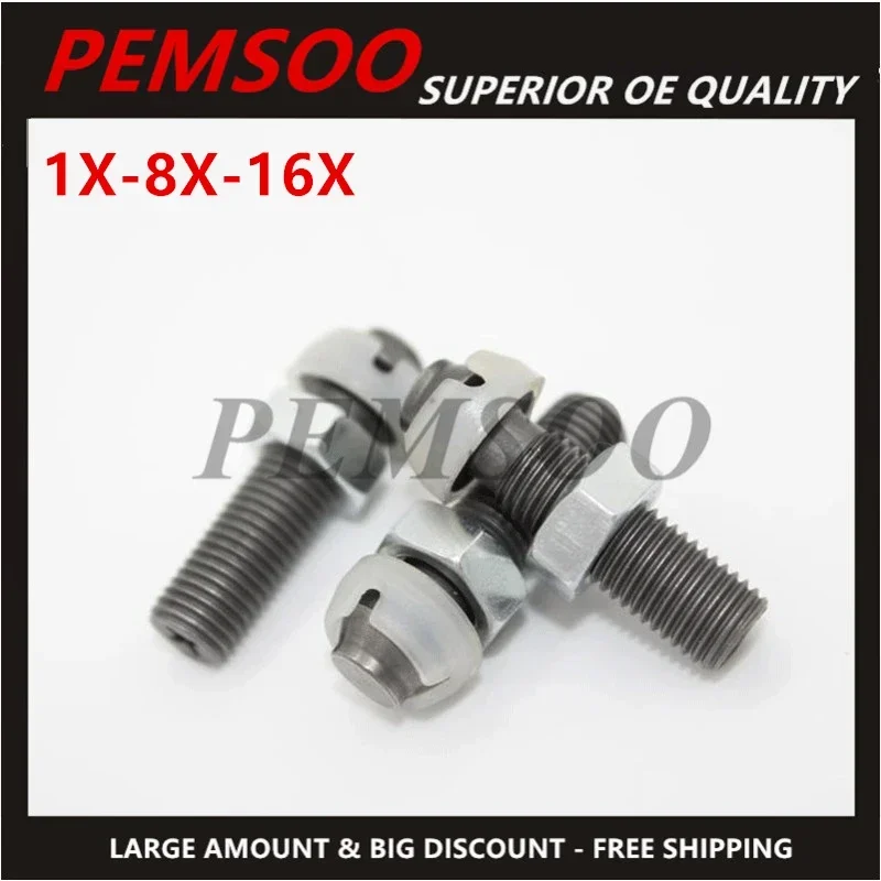 New 24532-42500 1X- 8X-16X  Rocker Arm Adjusting Screw For Mitsubishi Pajero II L200 Triton III L300 L400 4D56 2.5D 2WD MD180514