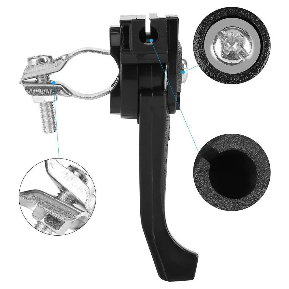 1x Garden Throttle Lever Throttle Lever 90 X 60 Mm Accessories Black For Lawn Mower For 23~27mm Handlebar