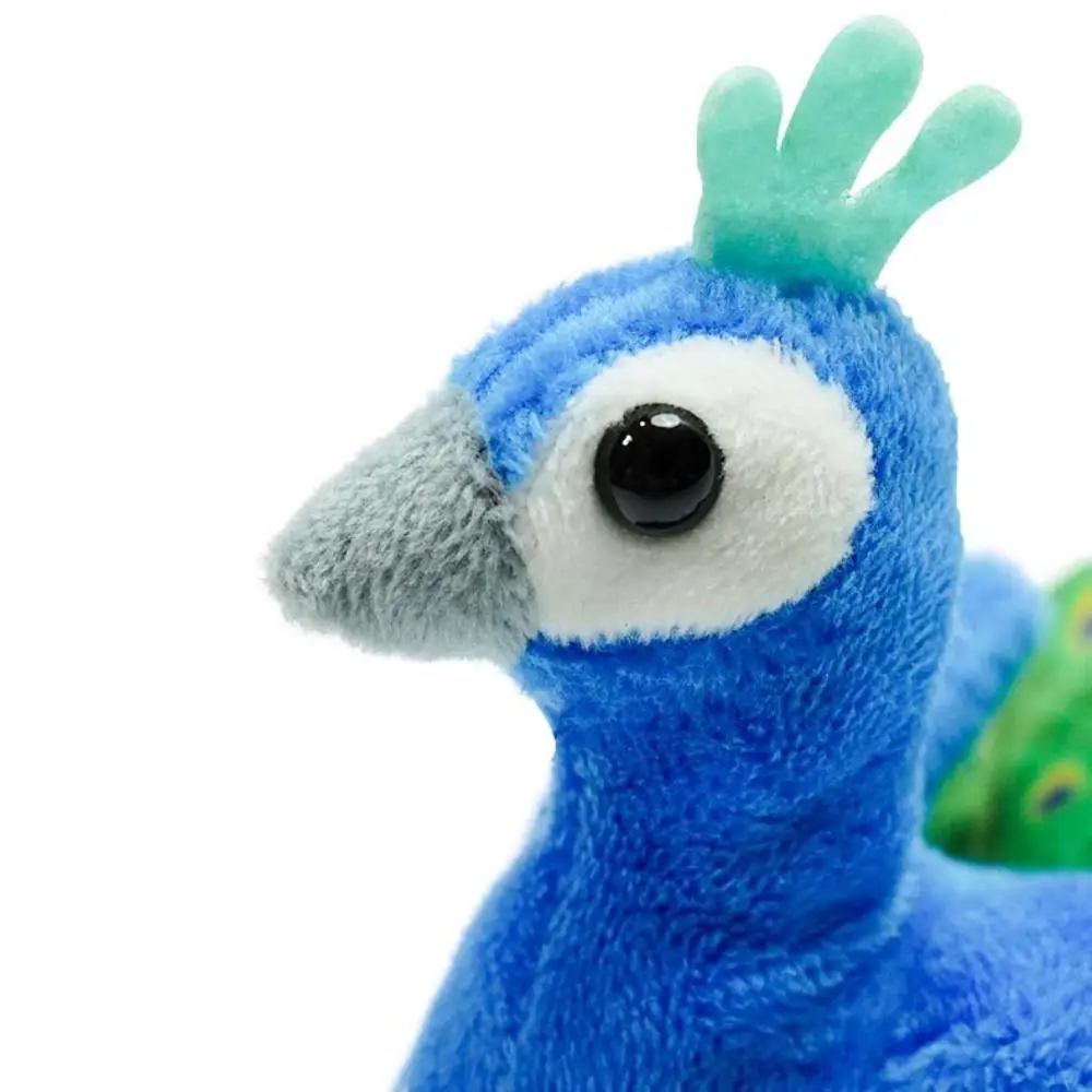 

Peacock Owl Bird Finger Puppet Stuffed Animal Plush Doll Parrot Finger Doll Storytelling Kawaii Animal Hand Puppet