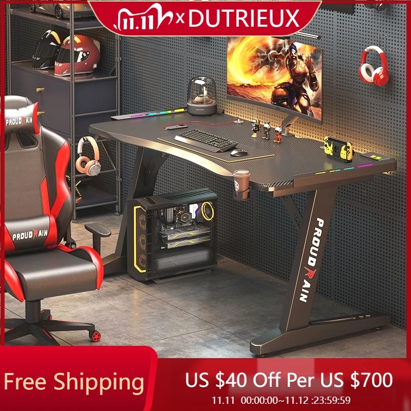 

High End Computer Desks Organizers Standing Modern Creativity Computer Desks Design Simple Mesas De Computador Trendy Furniture