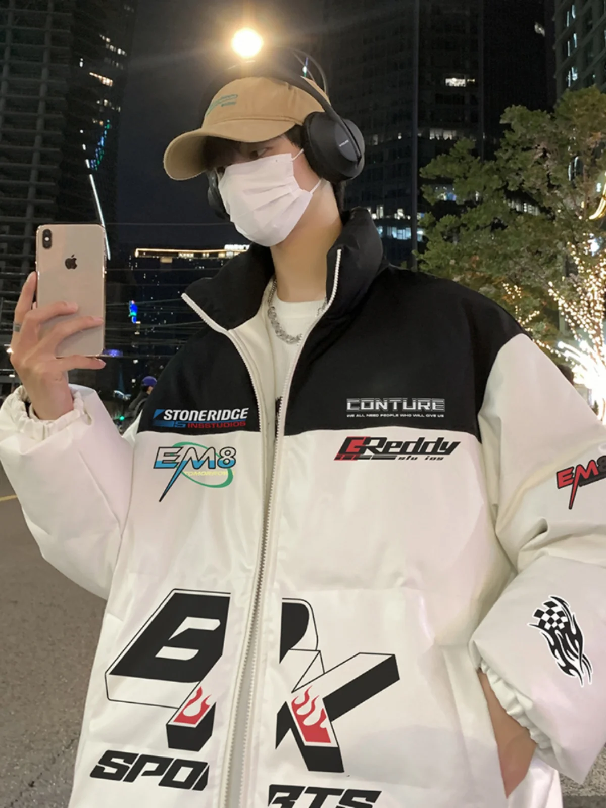 

Мужская куртка-косуха из искусственной кожи, модная, теплая, на молнии, из смесового хлопка, для повседневной носки