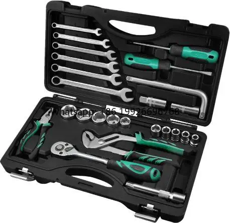 

AE-S25-1 25PCS 1/2'' Combination Socket Set Auto Repair Impact Ratchet Spanner Set Hand Tool Set