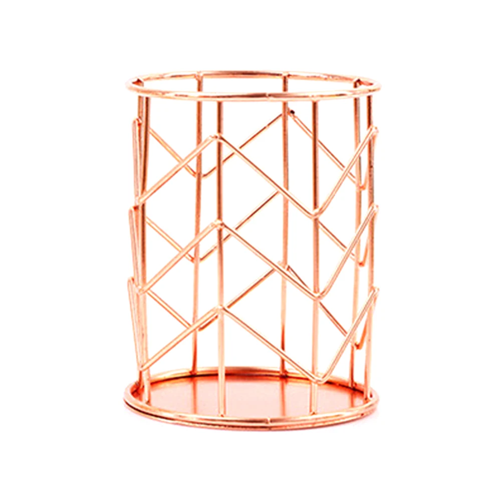 

Iron Pen Holder Organizer for Desk Holders Multifunction Makeup Brush Pencil