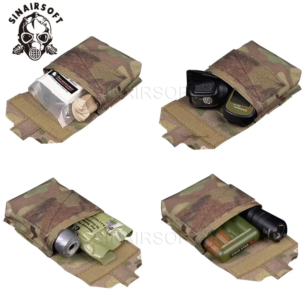 Tactical Mini Molle Utility Pouch Essential IFAK Pouch General Purpose Micro GP Pouch Flashlight Earplug Holder Hunting Gear