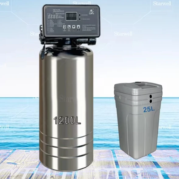 RSJ1200L Electric Stainless Steel Resin Water Softener Purifier For Outdoor Household And Commercial Use