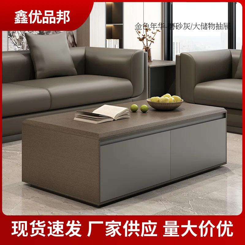 Office coffee table reception negotiation office furniture sofa table business reception lounge area coffee table combination