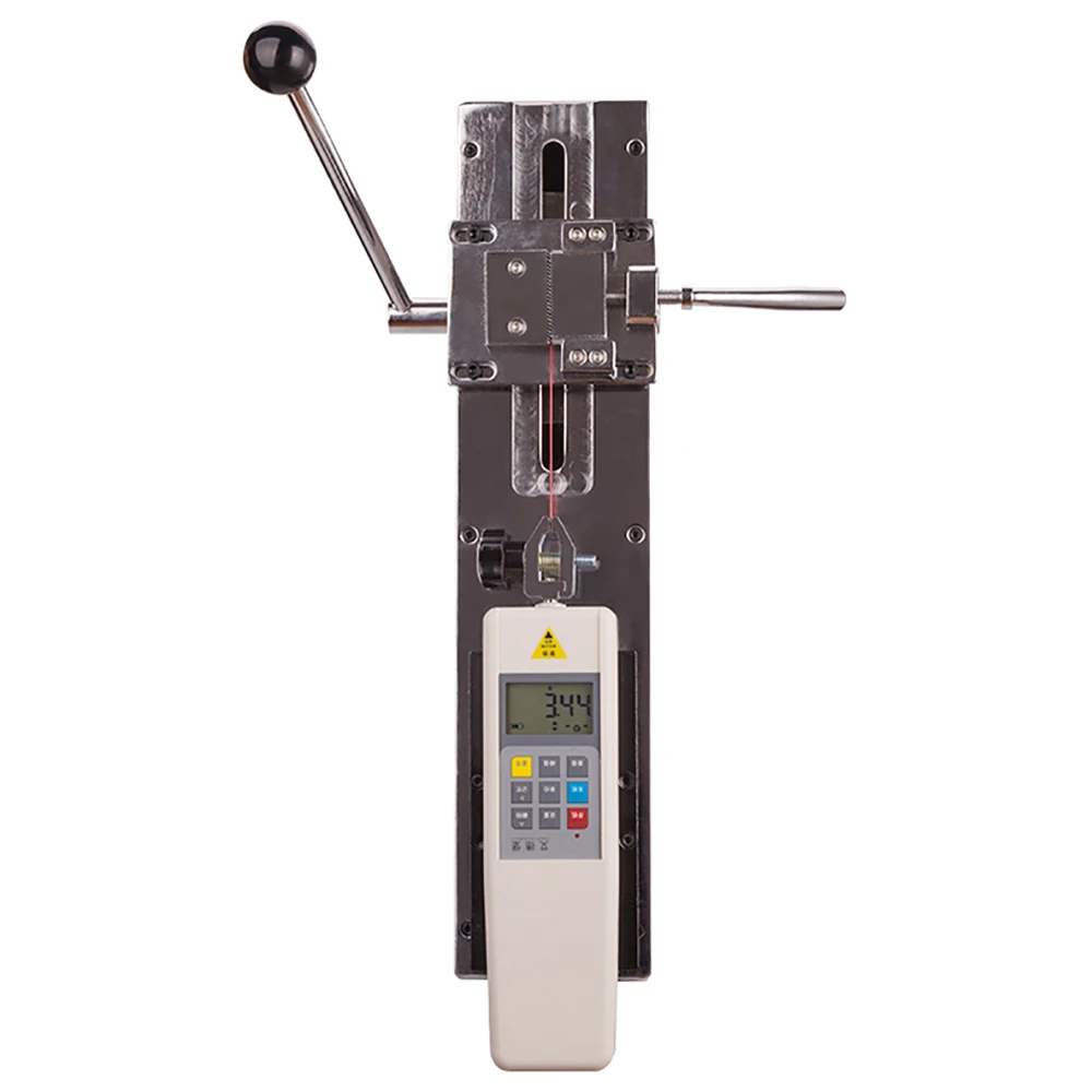 1000N HPH Force Gauge Test Bench Harness Terminal Pull Tester Machine Manual Tensile Testing Machine Horizontal Digital Display