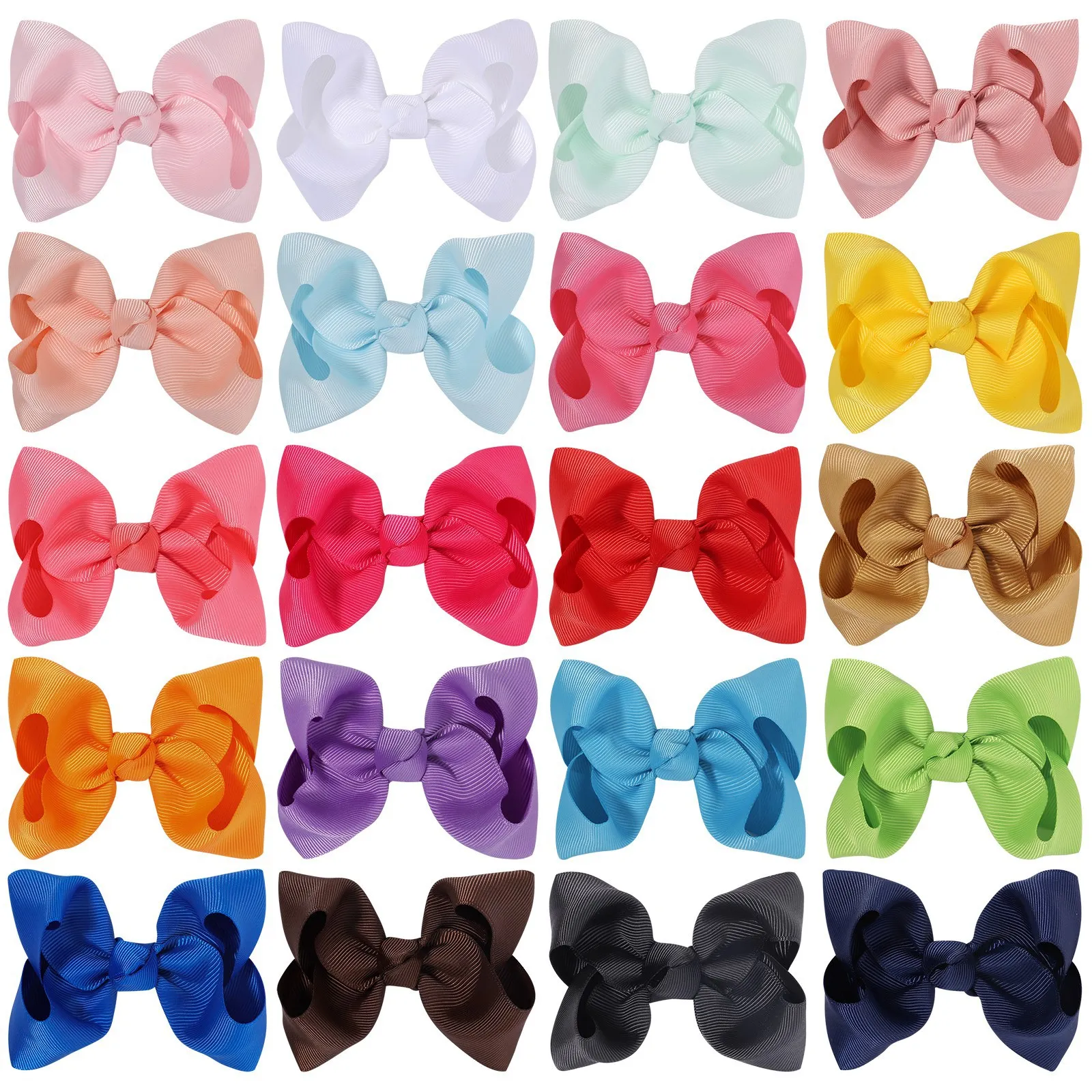 

New candy color kids hair accessory threaded puff bow hairpin cute women's double ponytail pair clip 2675