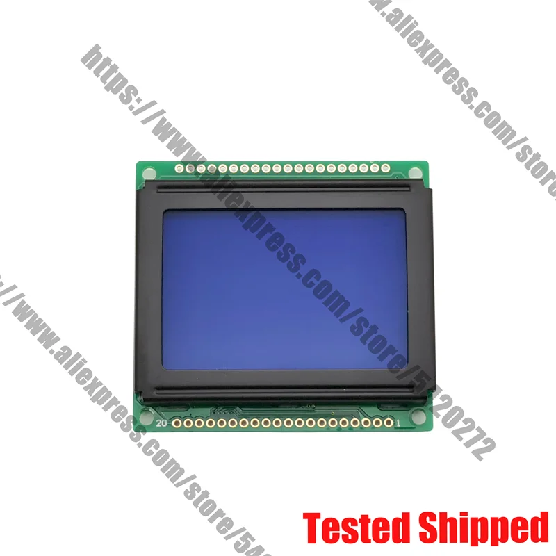 NEW 12864 128x64 Dots Graphic LCD Module Display GLCD KS0108 Controller