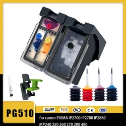 Vilaxh PG510 CL511 PG-510 CL-511 Ink Cartridge with Dye ink for canon PIXMA IP2700 IP2780 IP2880 MP240 250 260 270 280 480