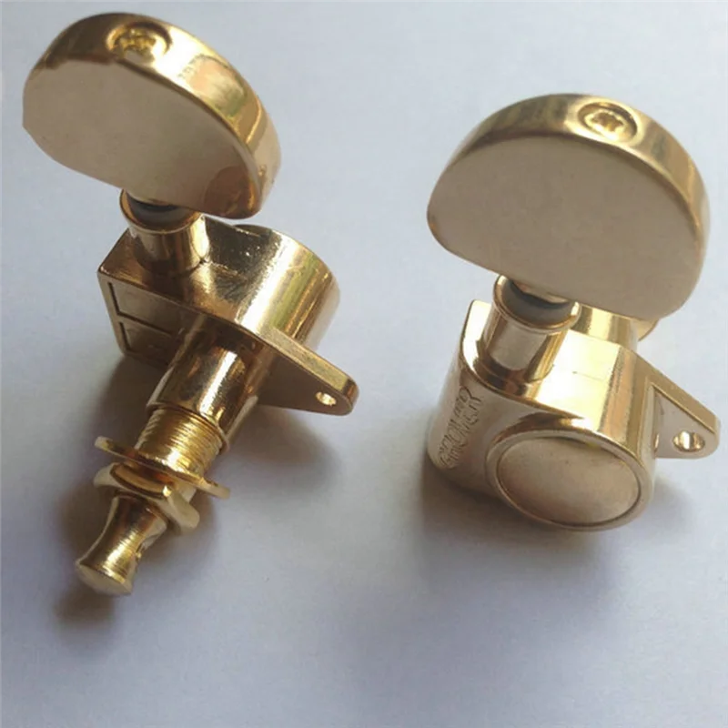 AED4-6Pcs الصف الغيتار سلسلة المقبض ل غروفر سلسلة اللفاف المستقبلون آلة رؤساء للجيتار الكهربائي الصوتية