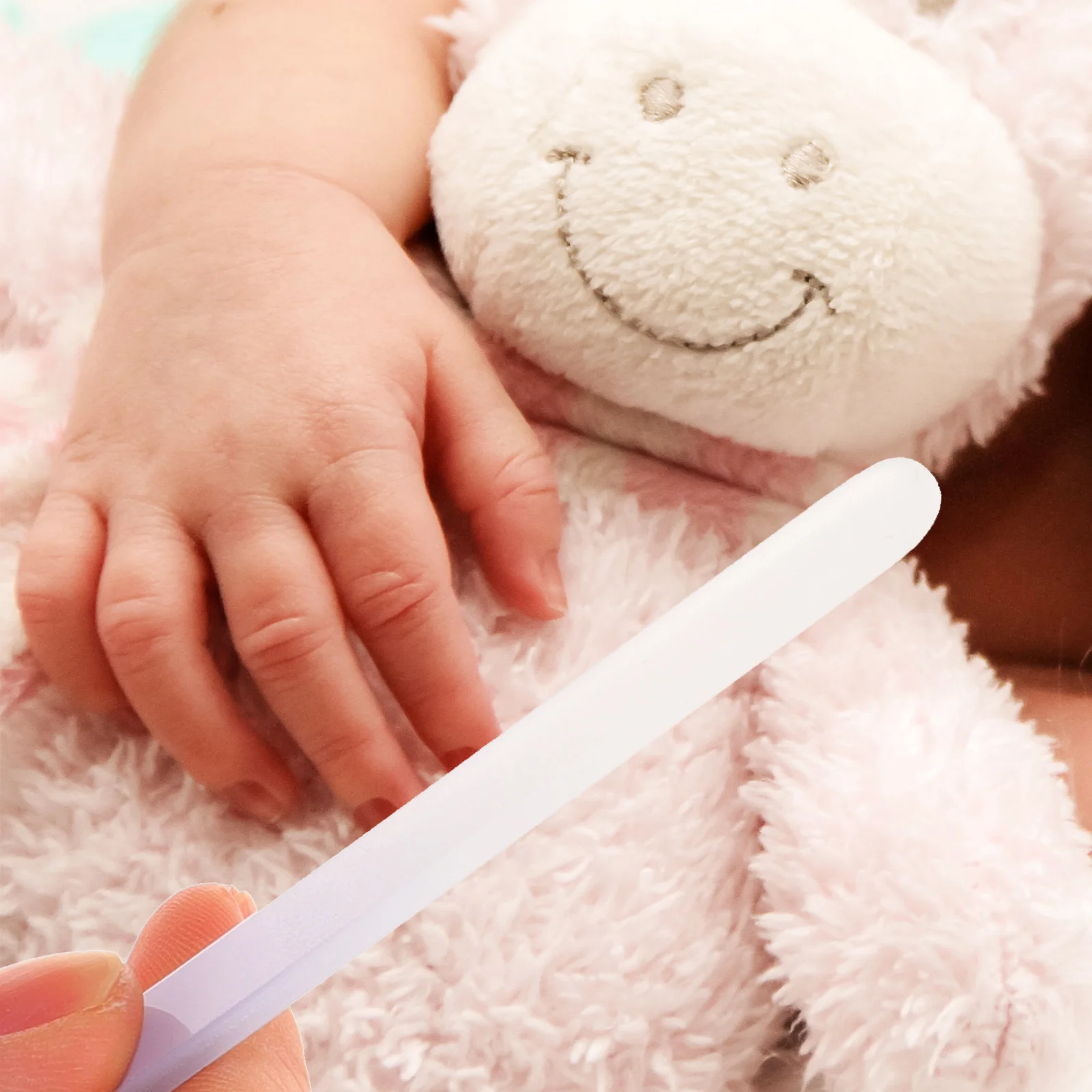 

Baby Nail Scissors Newborn Care Kit Infant Grooming Products ABS Cartoon Storage Case Hygienic Stainless Steel Blades Healthy