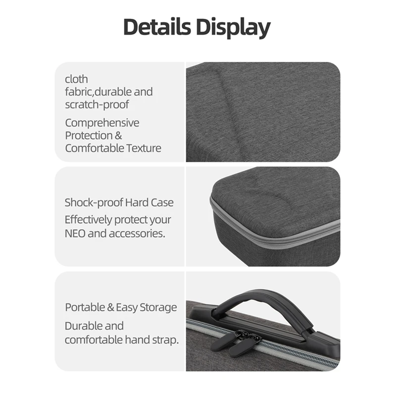 DJI NEO 보관 가방 고글 N3 운반 케이스, 드론 충격 방지 케이스, 방수 보호대, DJI Neo 액세서리