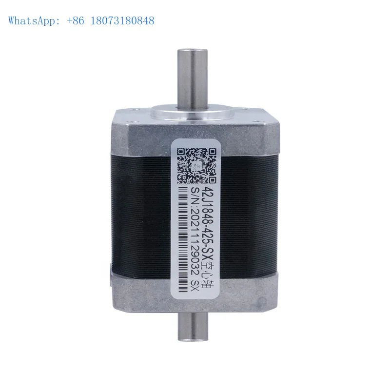 

42J1848-425-SX с полым валом nema17 2,5A Высокоэффективный шаговый двигатель с полым валом 0,48 Нм Комплект шагового двигателя с ЧПУ