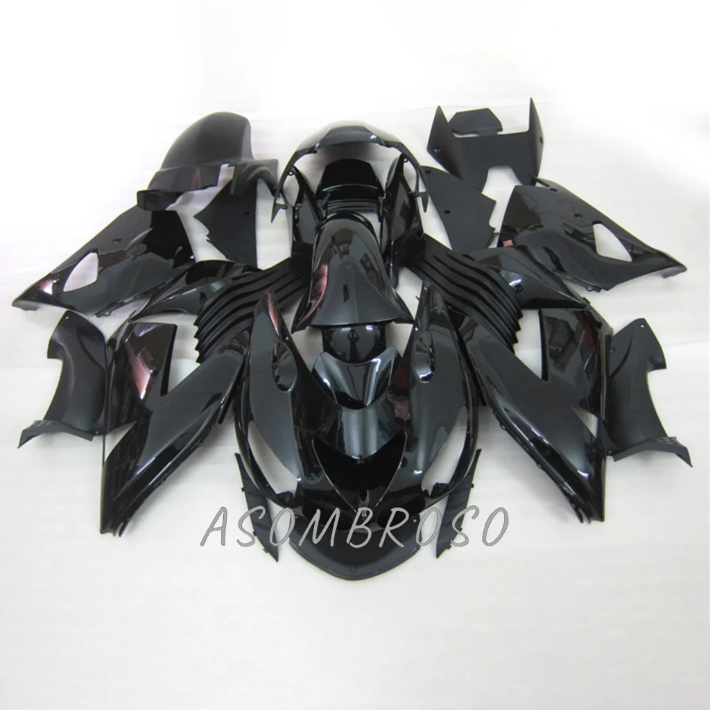 Customize ZXMT Fairings Kit for Ninja ZX-14R 2006-2011 ZX14R 06 07 08 09 10 11 ZX 14R Black ABS Plastic Motorcycle