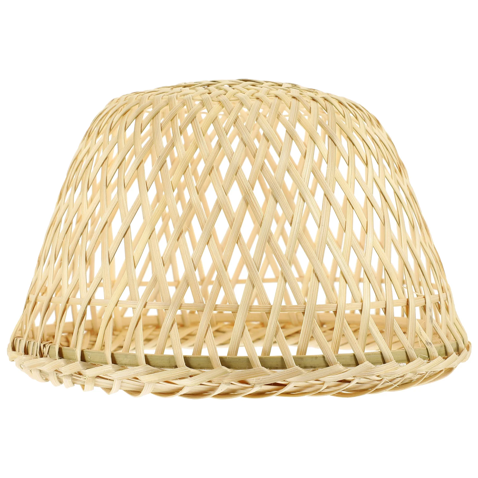 Bamboo Lampshade Screen Wall Hanging Light Fixtures Shades for Floor White Decor Woven Creative Accessory Accessories