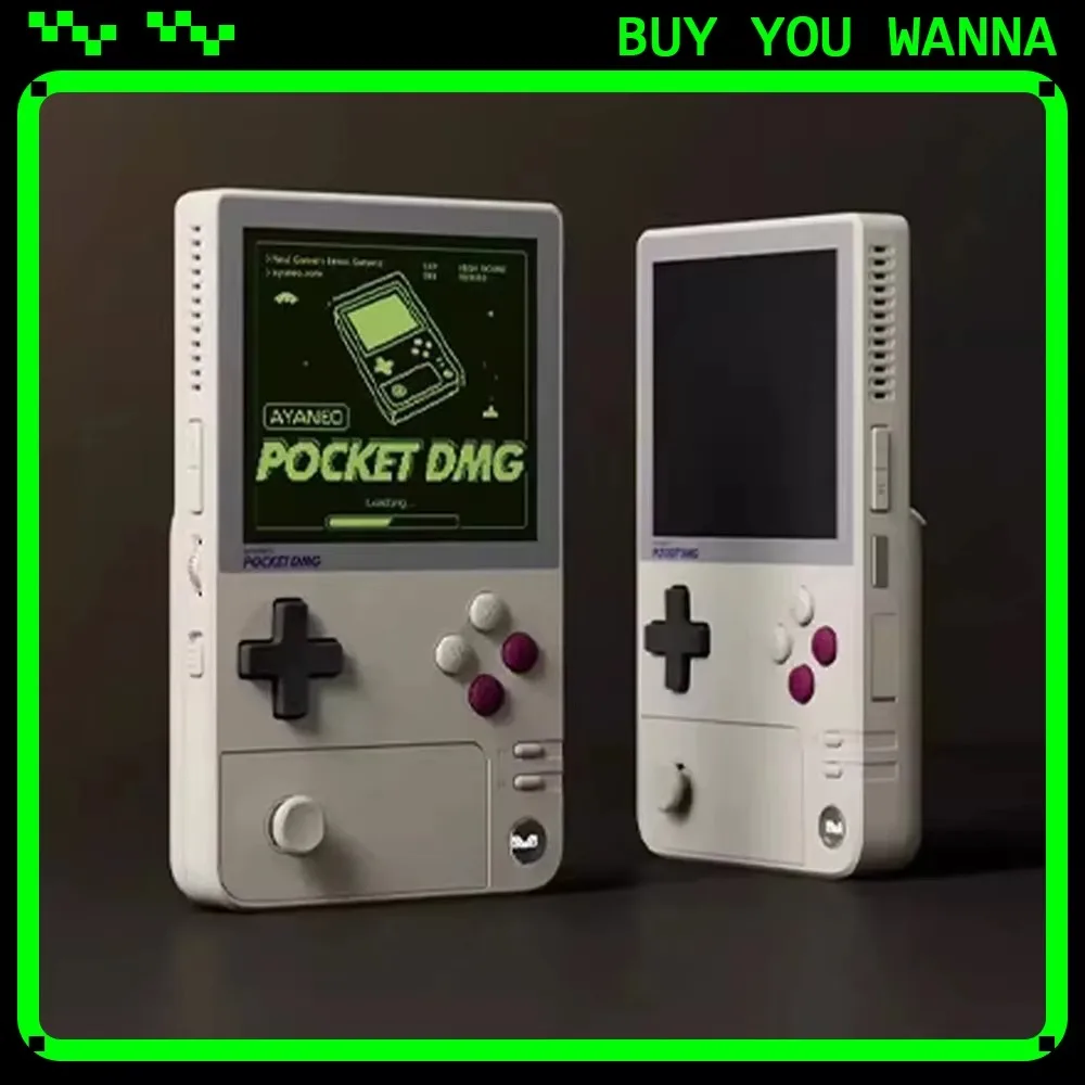 AYANEO Pocket DMG Game Console 1240*1080 Resolution Screen 3.92Inch OLED 6000mAh Gyroscope Handheld Game Consoles Customize Gift