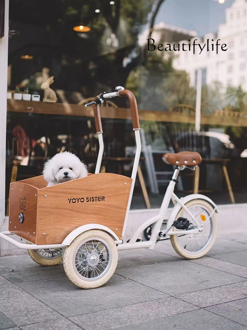 Pet Cart Inverted Tricycle Pet Cat Dog Bicycle