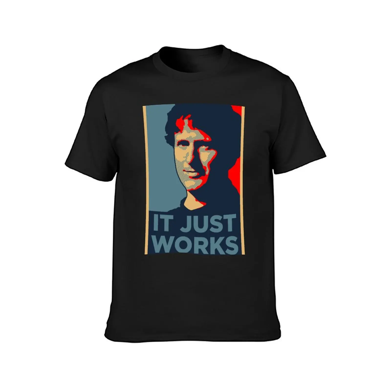 Todd Howard - It Just Works Poster T-Shirt Blouse plus sizes anime clothes Men's t-shirts