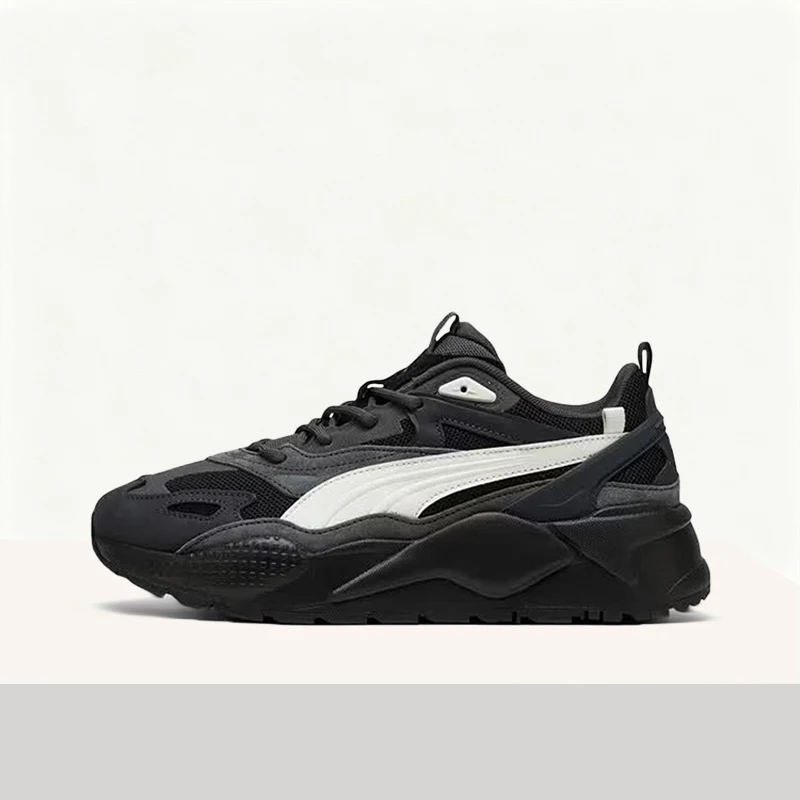 Puma RS-X Efekt Comfortable,Versatile,Round-Toe,Durable, Cushioned, Low-Top Casual Sneakers for Men and Women – Black 390776-53