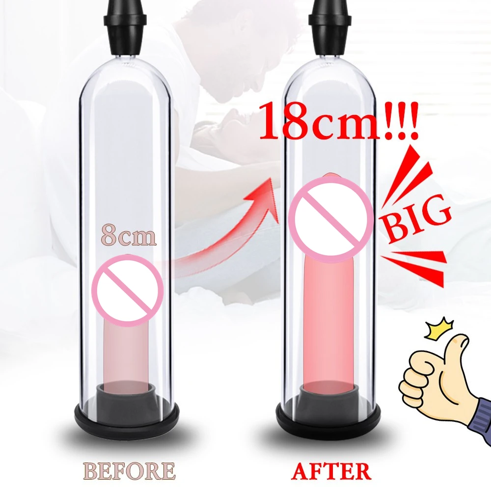 Manual Penis Pump Sex Toy for Men Penis Enlargement Vacuum Pump for Penis Enhancement Erectie Big Cock Male Penis Extender Adult