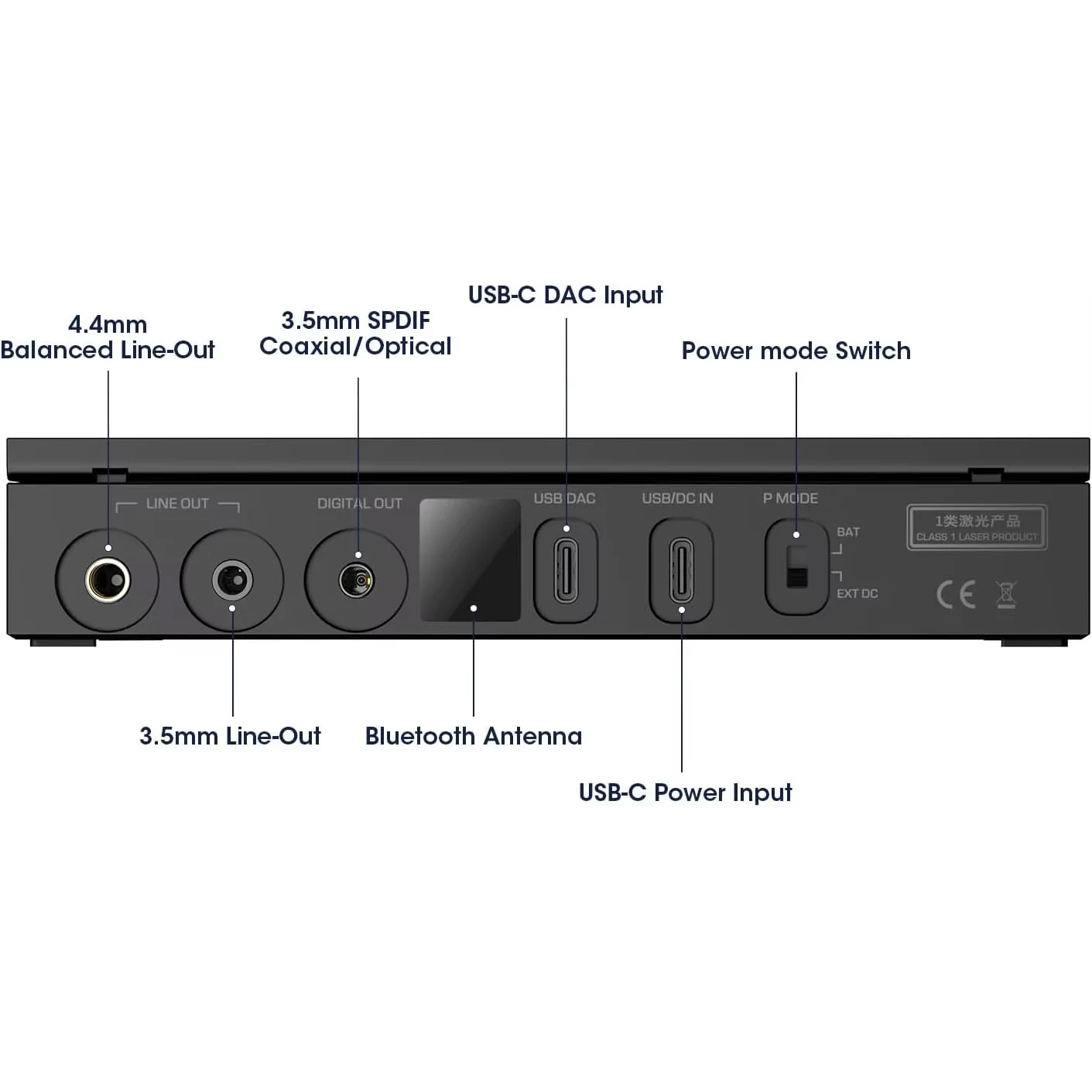شانلينغ EC صفر T HIFI المحمولة R2R DAC أنبوب مشغل أقراص مضغوطة TPA6120 مرحبا الدقة الصوت HiFi سطح المكتب مضخم ضوت سماعات الأذن بلوتوث aptX