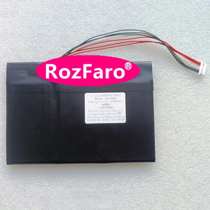 

Сменная батарея RozFaro для ноутбука NWNLAP HL140U, 11,55 В, 46 Вт·ч, 4500 мА·ч, для ноутбука DeeQ HL140U 14 дюймов