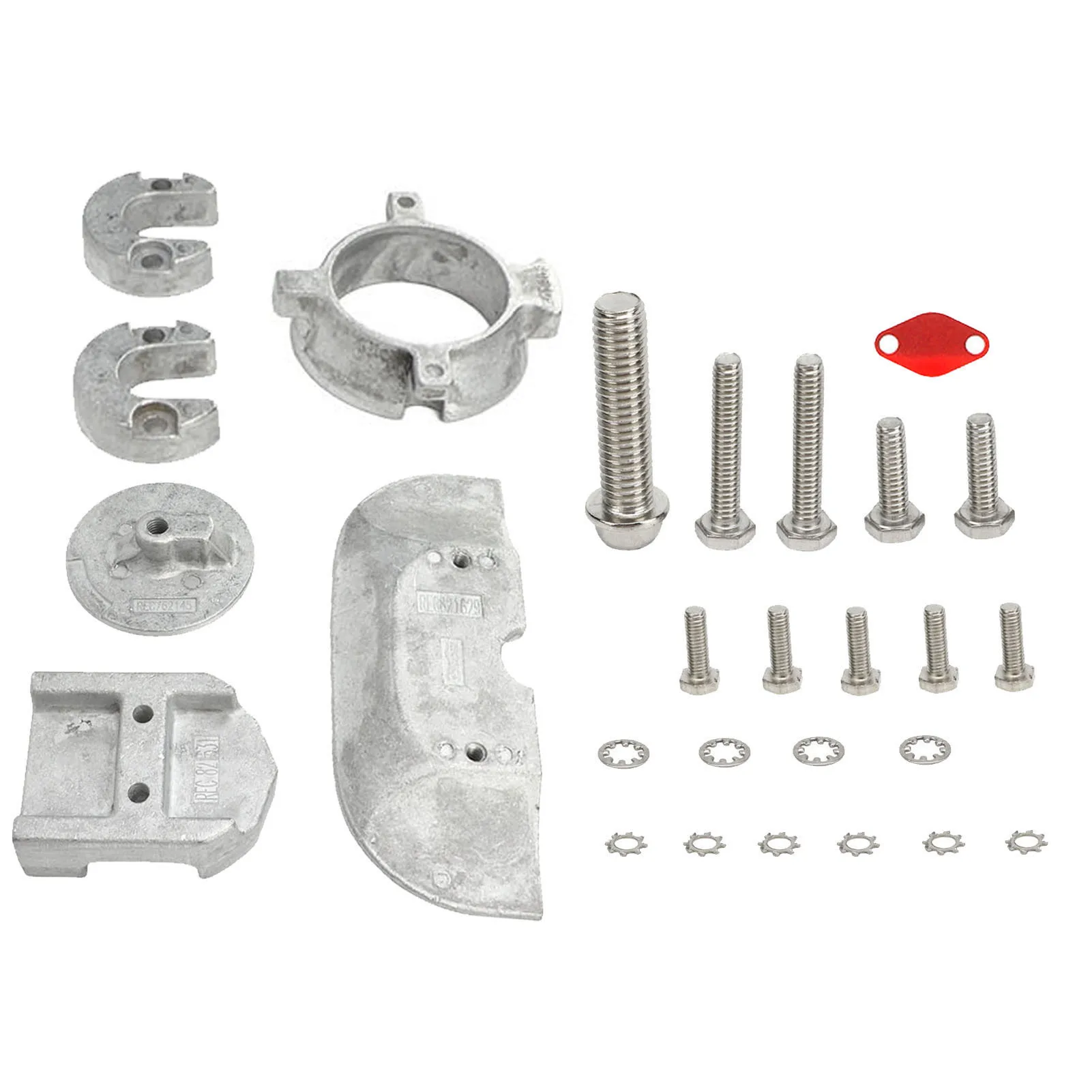 for Mercruiser Alpha 1 one Gen 2 Sterndrives Aluminium Anode Kit High Strength Rustproof 888756Q01 888756Q03 Salt Brackish