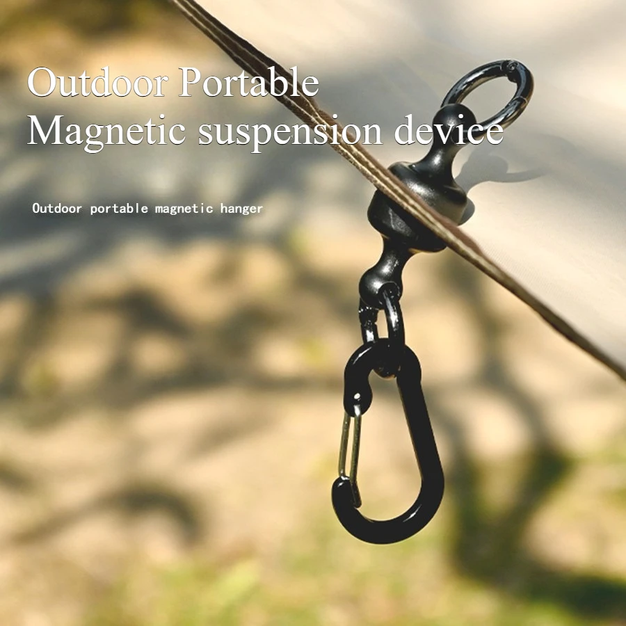 

Outdoor powerful magnet hook camping light hanging canopy tent holder hook climbing buckle