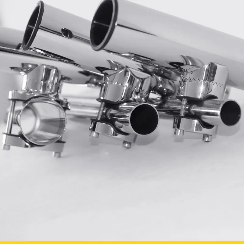 

SZCH аксессуары для лодки рыболовные снасти из нержавеющей стали регулируемый на 360 градусов вращающийся держатель удочки для