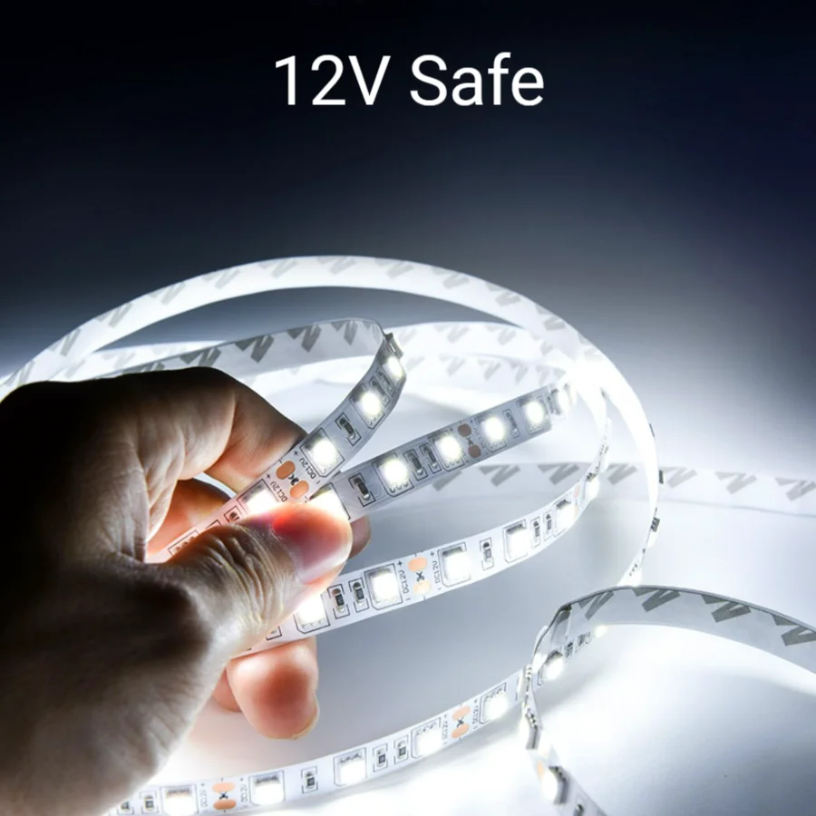1M 2M 3M 5M SMD2835 Bright LED Strips for Decoration Tape Low Voltage Backlight White Warm 60/120LEDs Ribbon