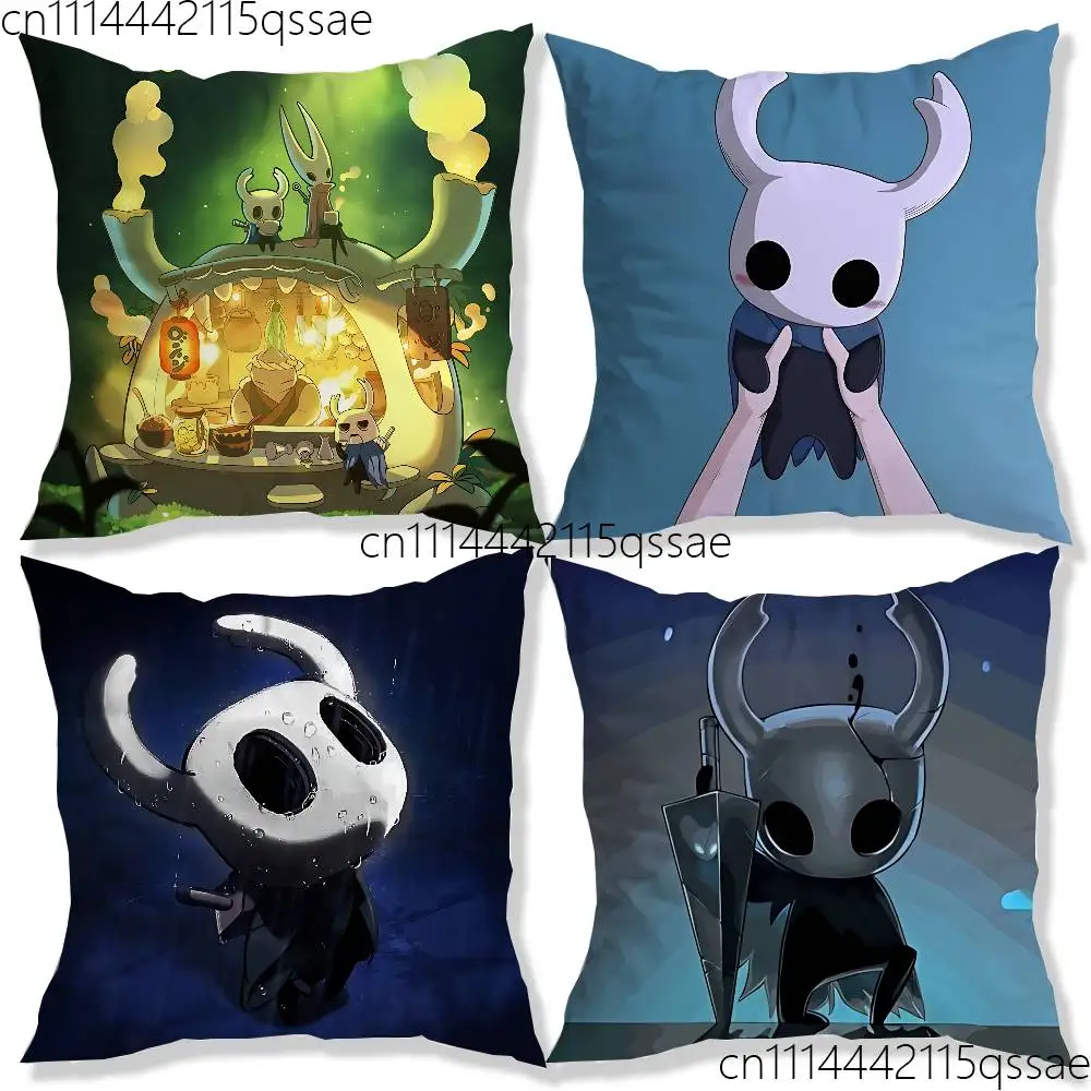 H-Hollow Game K-Knight Single Throw Pillow Case Cover Sofa Cushion Home Room Decor