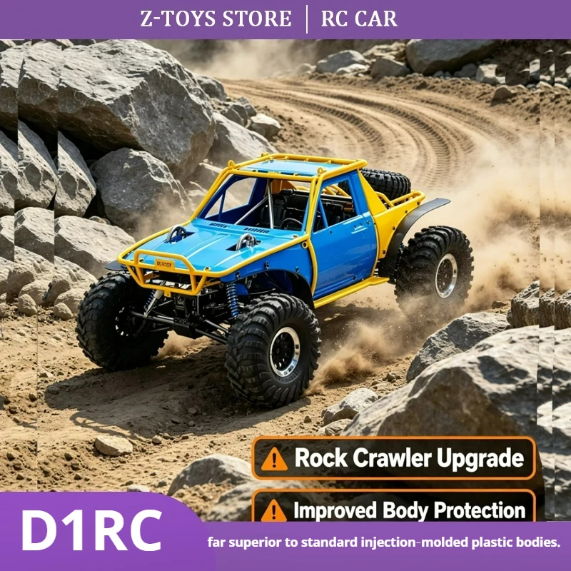 Aluminum Alloy Body Shell For D1RC Rainforest Warrior RC Crawler Car, Metal Upgrade Replacement Body Shell RC Model Mod Parts