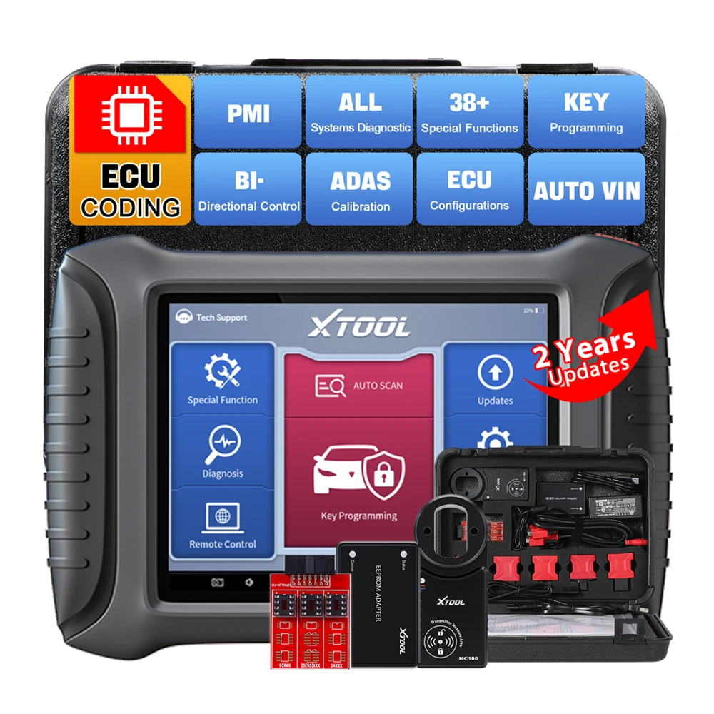 X100 PAD3 Auto Key Programming Scan Tool Full System OBD2 Diagnostic Scanner IMMO ECU Coding With 38+ Reset Functions