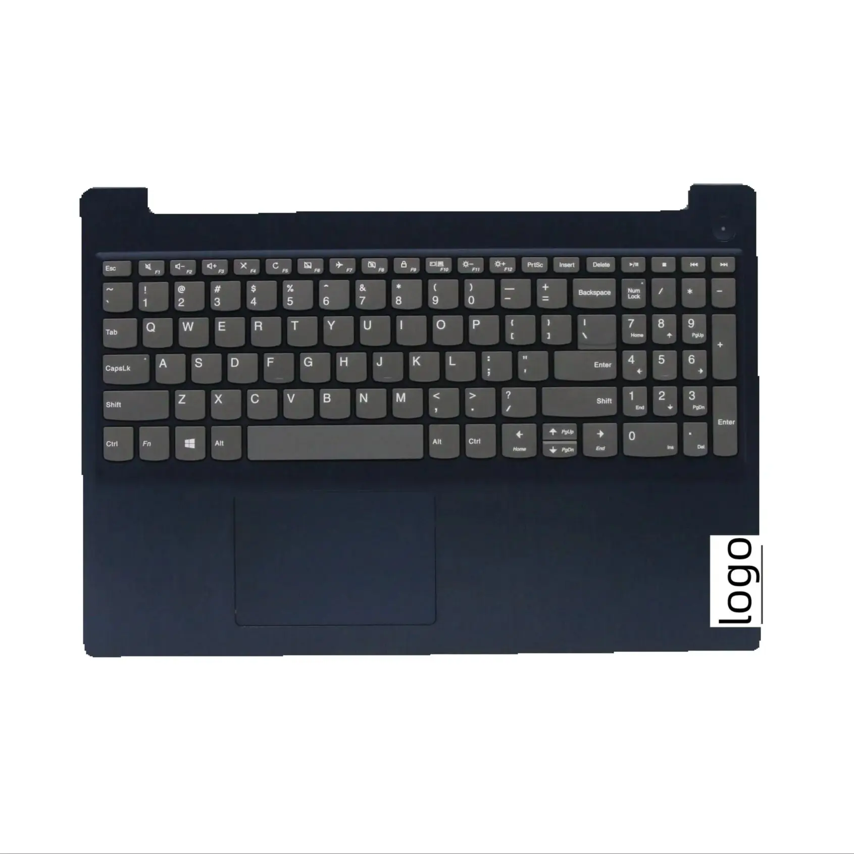 

~New For Lenovo IdeaPad 3-15IIL05 3-15ARE05 3-15IML05 3-15ITL05 Palmrest Upper Case with Keyboard (Non-Backlit) Blue 5CB0X57536