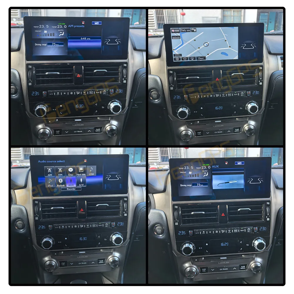 

10.25" Car Radio Android 13 For Lexus GX400 GX460 2014-2022 GPS Navigation Multimedia Player Stereo Carplay Original system wifi