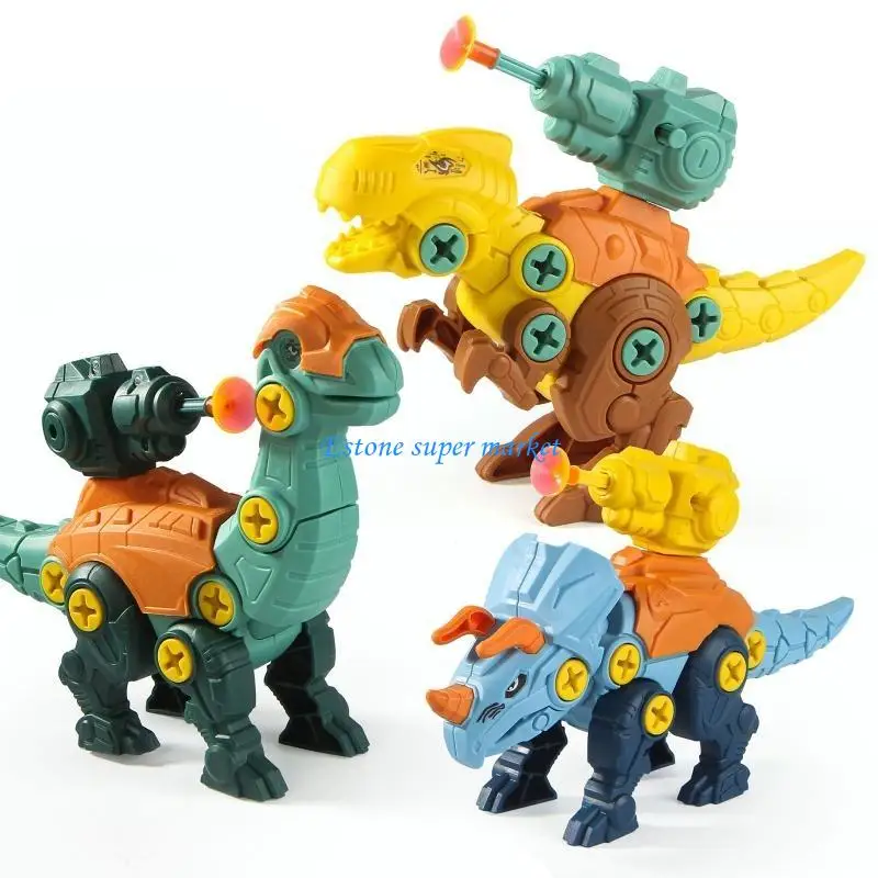 090B 3 في 1 لعبة بناء الديناصورات تيك أبارت DIY لعبة أنشطة الأولاد