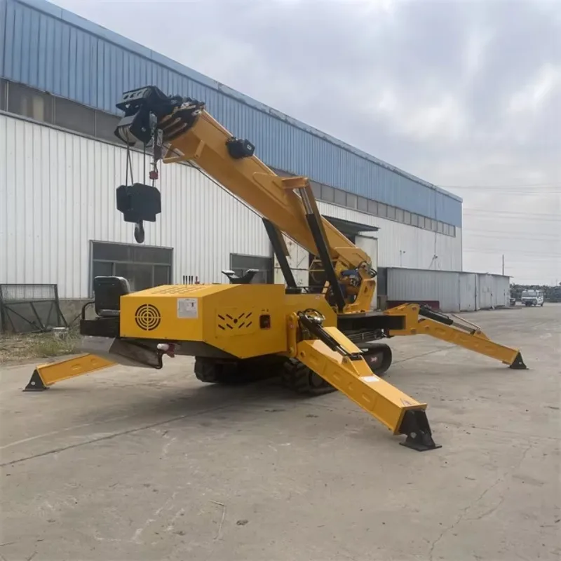Mobile Crawler Spider Crane 2.5 Ton Precision Lifting Equipment for Glass and Steel Installation