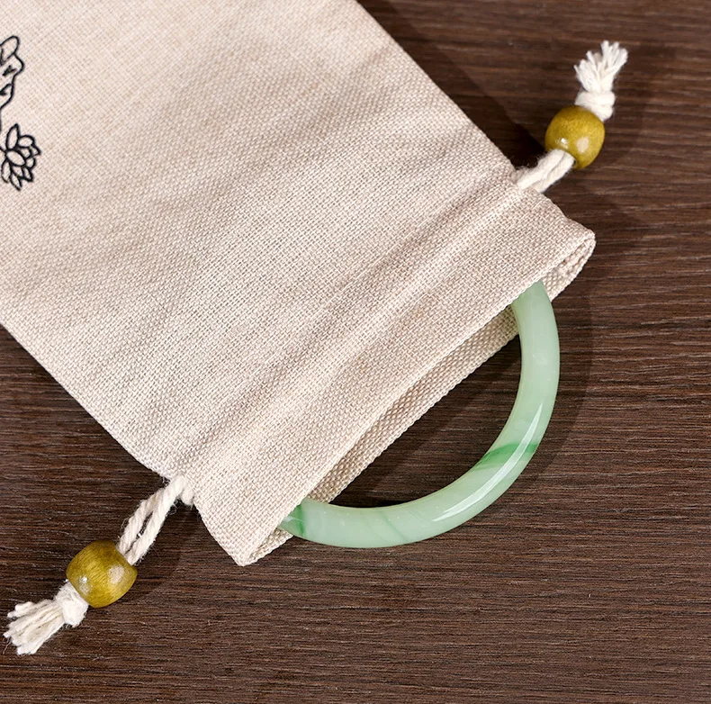 5 قطعة حقيبة قماش قنب التطريز مجوهرات سوار الرباط سعة كبيرة متعددة الوظائف مقاوم للماء حقيبة التخزين مقاومة للاهتراء #5