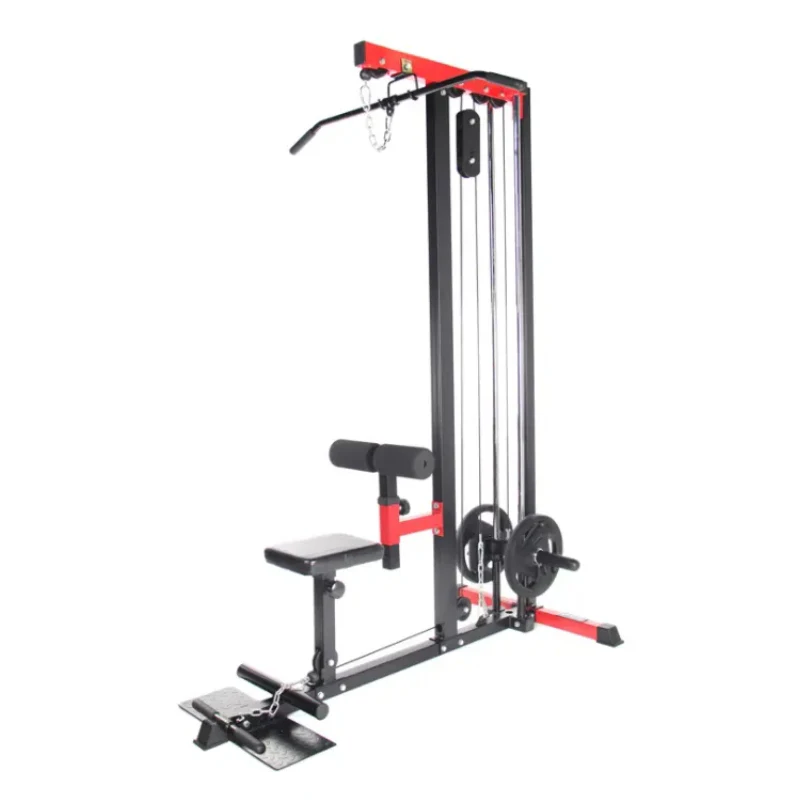 Fitness Training Equipment Strength Station Lat Pull Down High Low Row Cable Machine